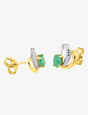 Boucles d'oreilles or jaune...