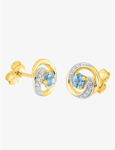 Boucles d'oreilles clous or...