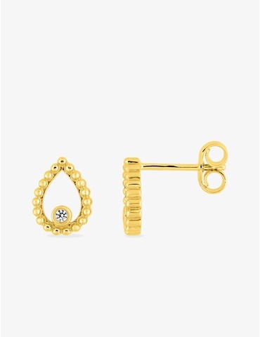 Boucles d'oreilles clous or...
