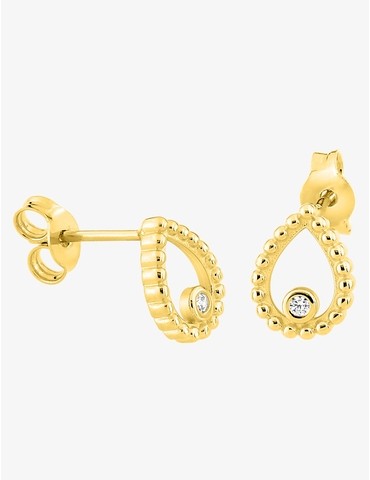 Boucles d'oreilles clous or...