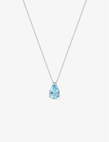 Collier or blanc 375 ‰ et...