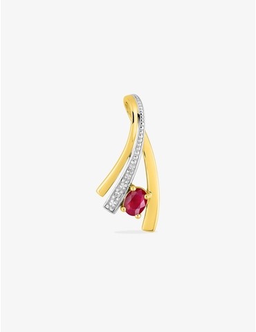 Pendentif or jaune 375 ‰...