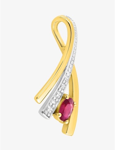 Pendentif or jaune 375 ‰...