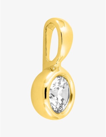 Pendentif or jaune 375 ‰ et...