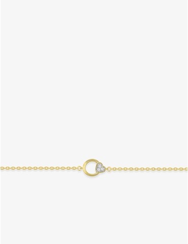 Bracelet cercle et cœur...