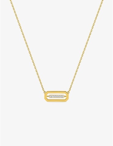 Collier motif rectangulaire...