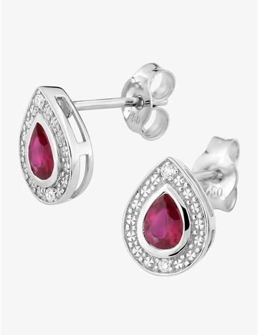 Boucles d'oreilles poire or...