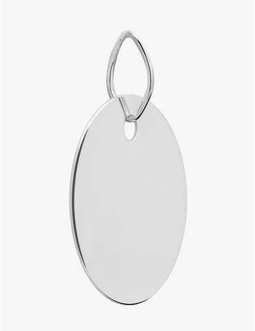 Pendentif jeton or blanc...