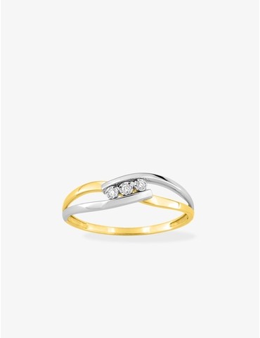 Bague trilogie double...