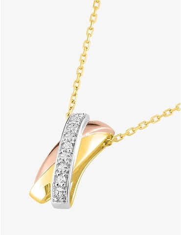 Collier brins d'or 375‰...