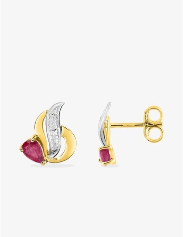 Boucles d'oreilles flamme...