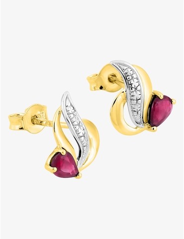 Boucles d'oreilles flamme...