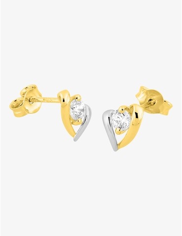 Boucles d'oreilles cœur or...