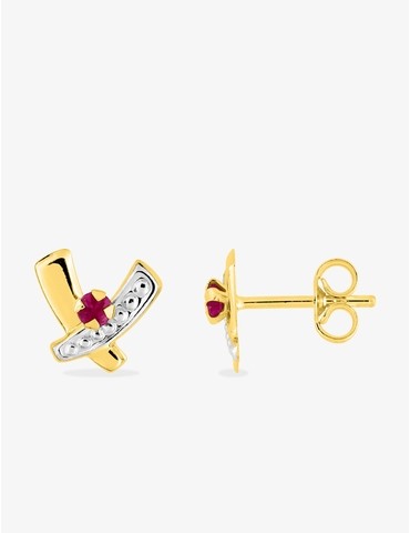 Boucles d'oreilles croix...