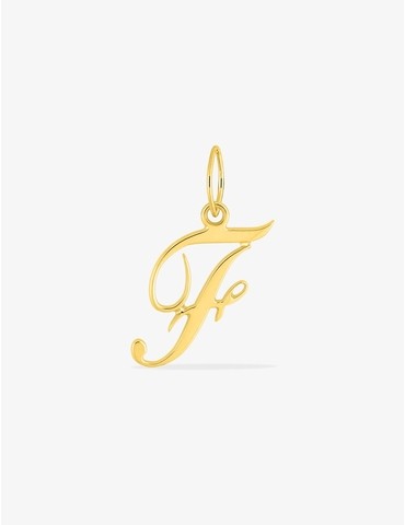 Pendentif lettre F anglaise...
