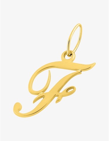 Pendentif lettre F anglaise...