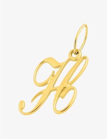 Pendentif lettre H anglaise...