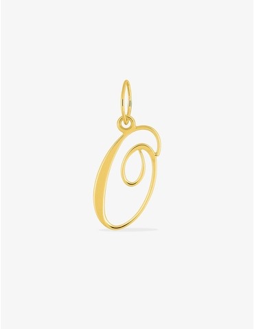 Pendentif lettre 0 anglaise...