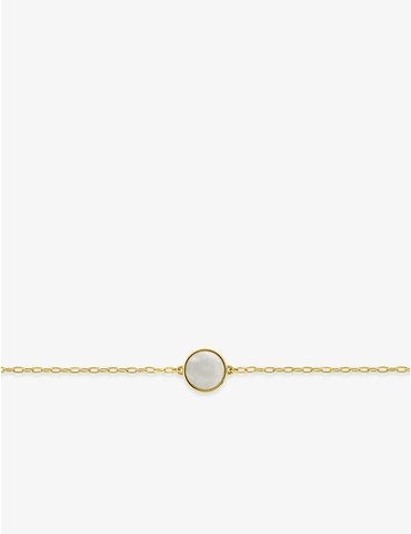 Bracelet nacre or jaune 375‰