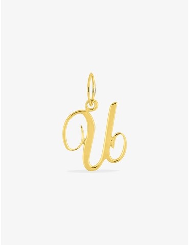 Pendentif lettre U anglaise...