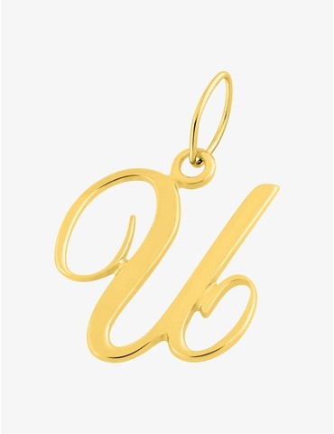 Pendentif lettre U anglaise...