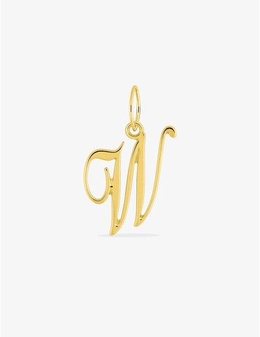 Pendentif lettre W anglaise...
