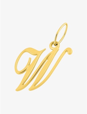 Pendentif lettre W anglaise...