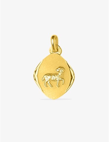 Pendentif losange Bélier or...