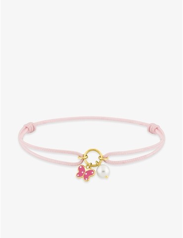 Bracelet cordon rose...