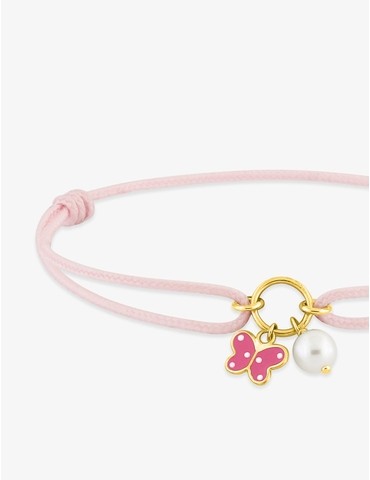 Bracelet cordon rose...