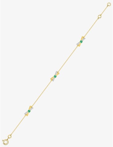 Bracelet motifs croisés...