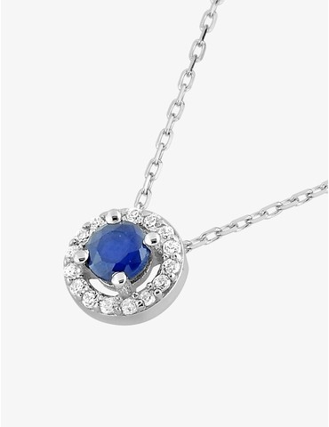 Collier or blanc 375‰,...