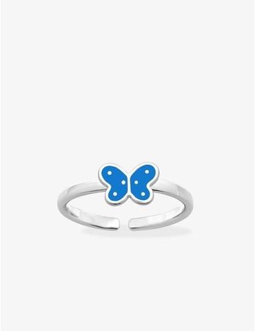 Bague réglable papillon...