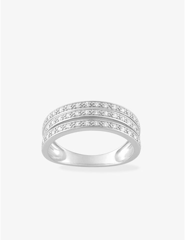 Bague triple anneau argent...