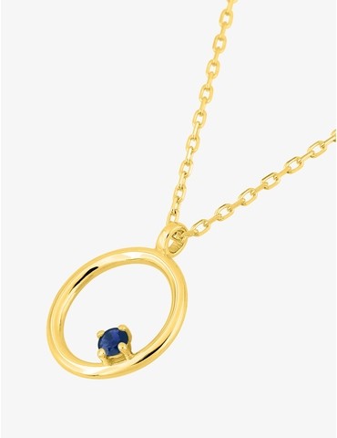Collier cercle or jaune...