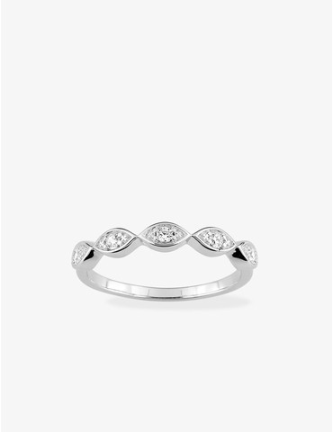 Bague losanges argent 925‰...