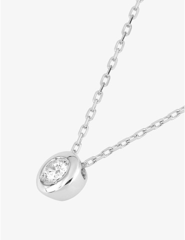 Collier or blanc 375‰ et...