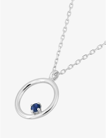 Collier cercle or blanc...