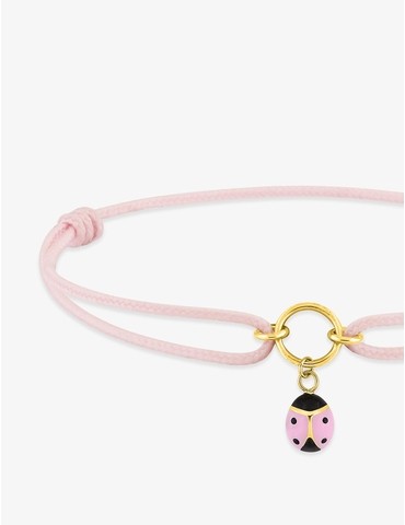 Bracelet cordon rose...