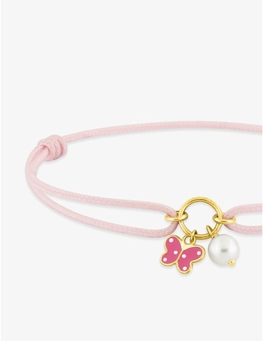 Bracelet cordon rose...