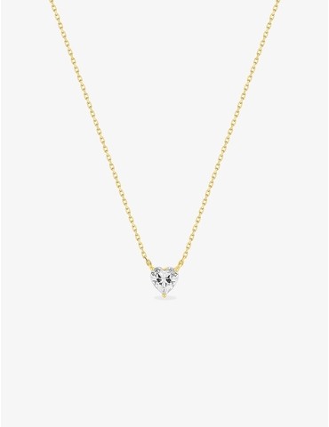 Collier or jaune 375‰ et...