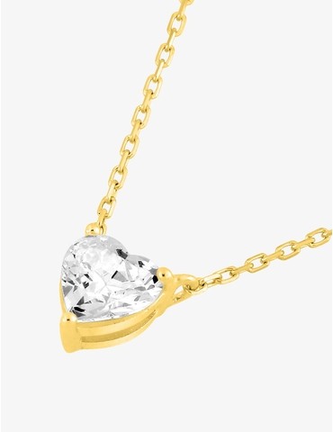 Collier or jaune 375‰ et...