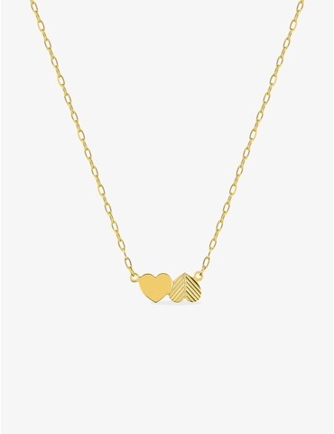 Collier double cœur...