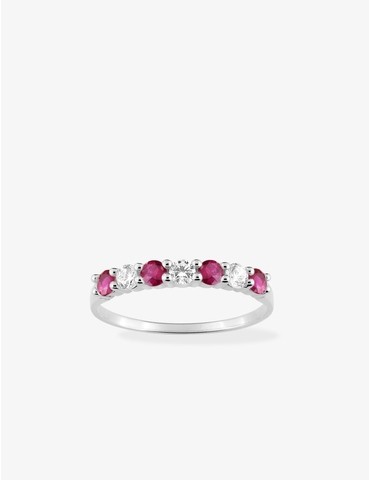 Bague serti griffes argent...