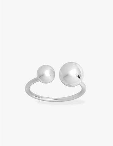 Bague boules 6 mm et 8 mm...