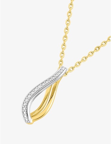 Collier fantaisie plaqué or