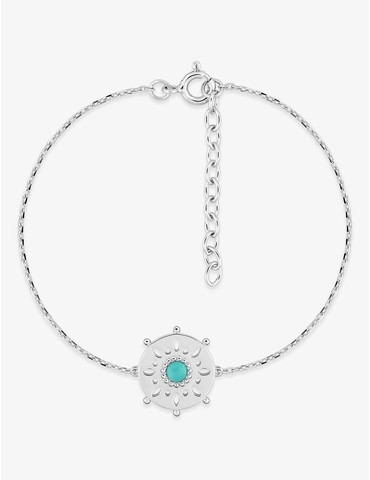 Bracelet gouvernail argent...