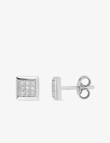 Boucles d'oreilles carrées...
