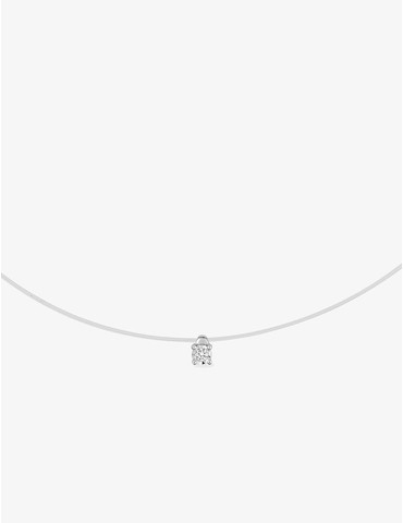 Collier fil nylon en or...