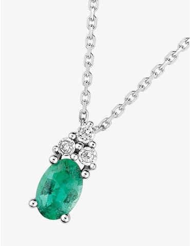 Collier émeraude et...